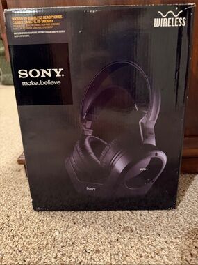 Sony Black Wireless Over-Ear Headphones